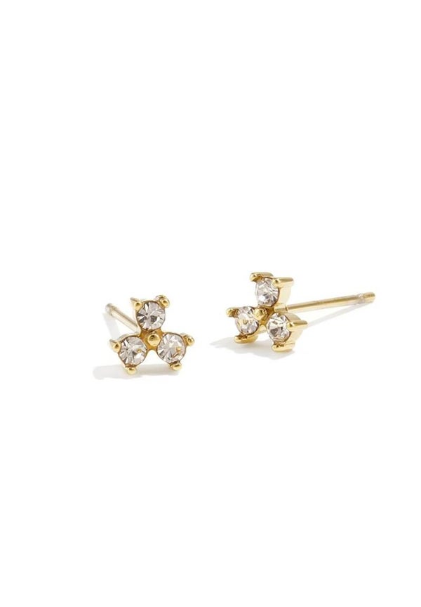 3 diamants stud