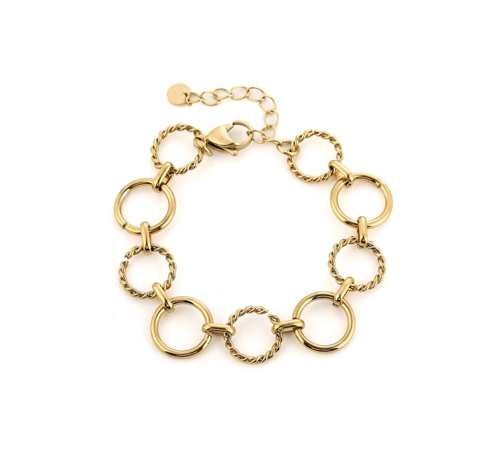 Ronde schakel armband