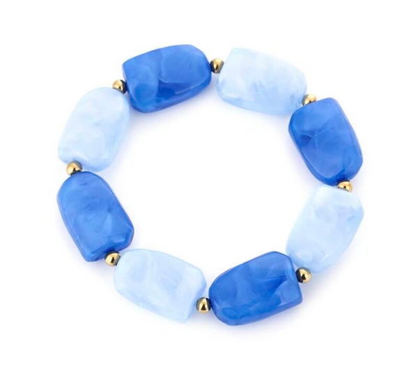 Kralen rechthoek armband