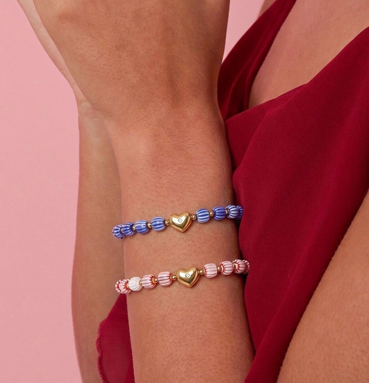 Kralen Armband met Hartje