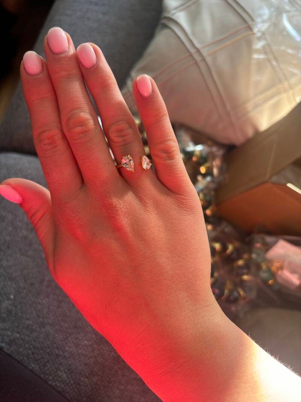 2 diamants ring