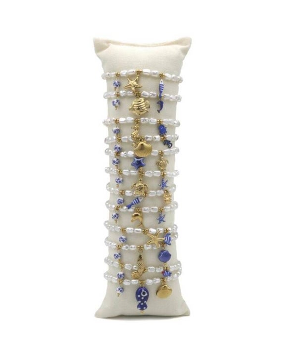 Zomerse Parel Bedelarmband