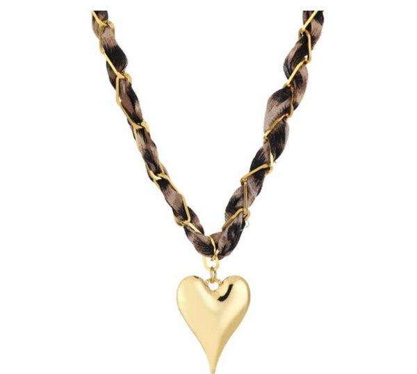 Leopard Stof ketting
