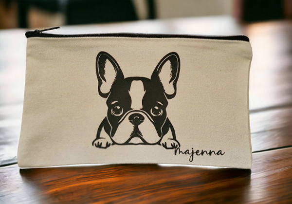 Kleine Tasche mit süßer Bulldogge – praktisch, handlich & einzigartig