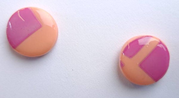 Geometrische 80's oorbellen 'klein'