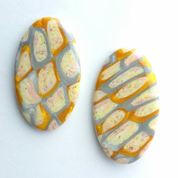 Silver gold fusion ovaal set 2