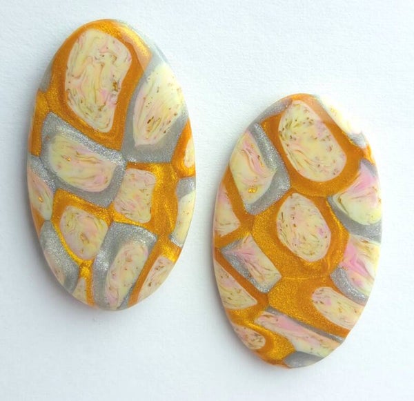 Silver gold fusion ovaal set 3