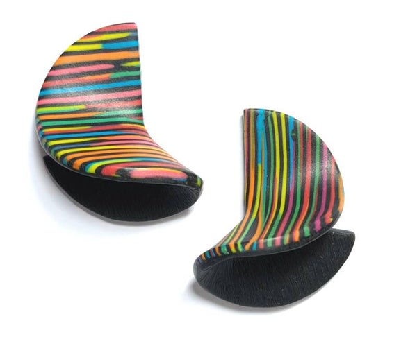 Wild stripes 'Curl' black set 2