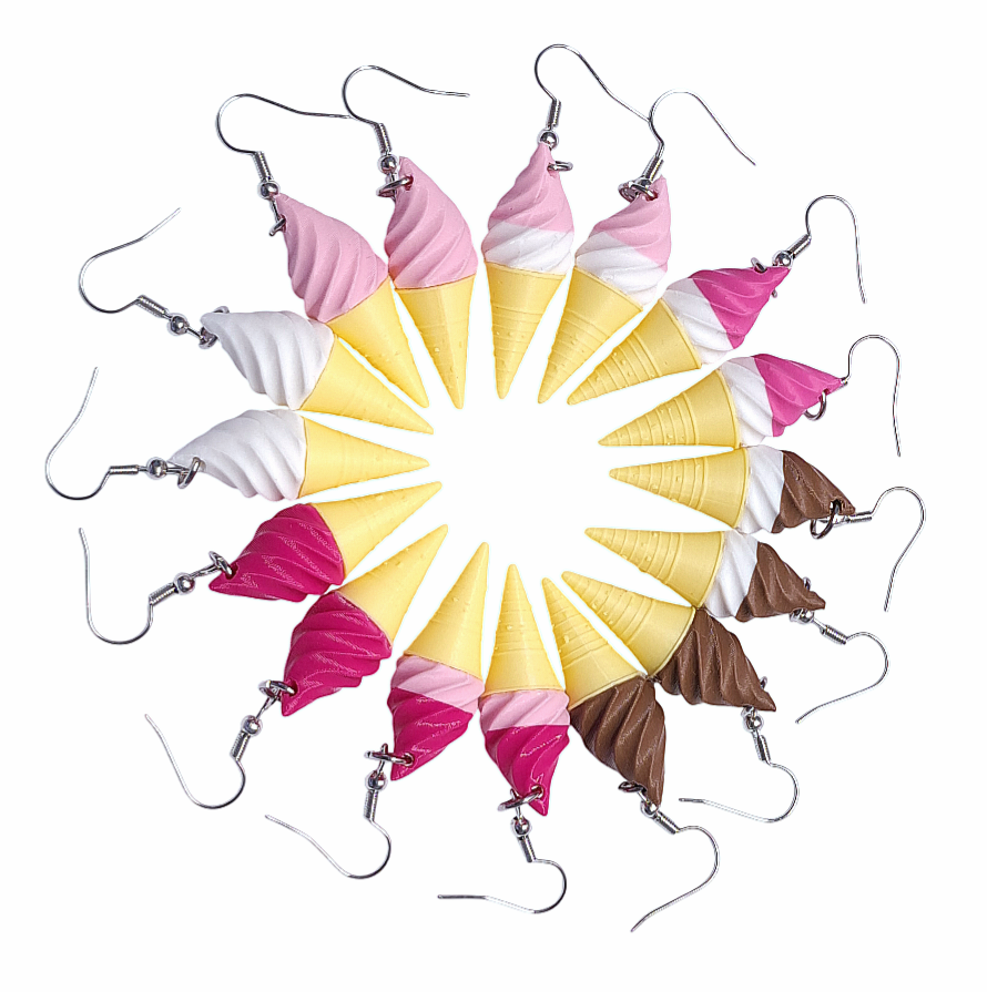 Ijsjes verschillende kleuren