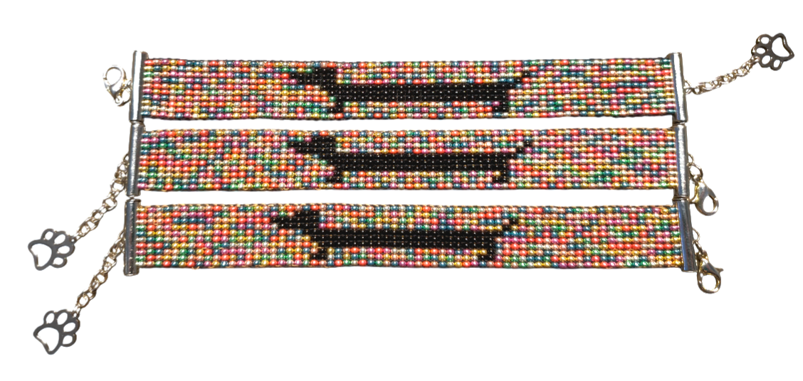 Bling bling teckel armband