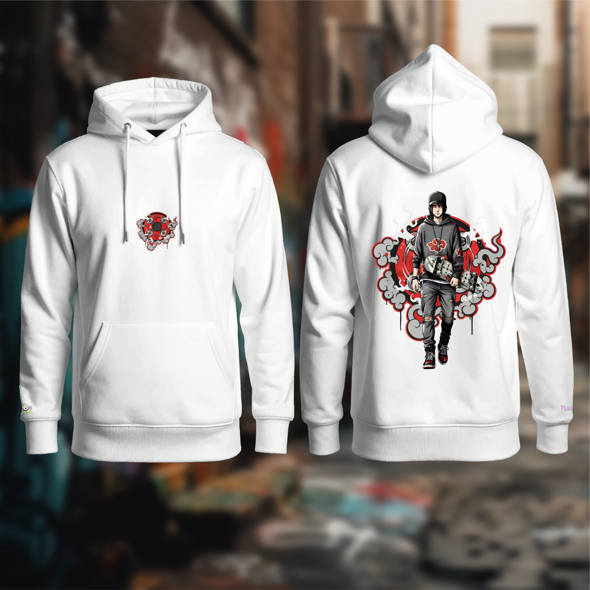 Sweat Itachi Uchiwa Skateur – Streetwear