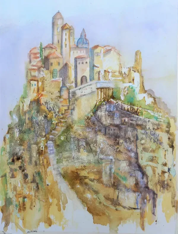 Crags and Crenellations         36 x 26cm