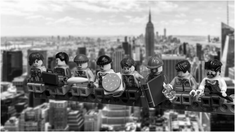 Lunch Atop a Skyscraper - David Brine