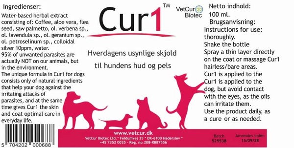 Cur1 Hond 100ml by Vetcur