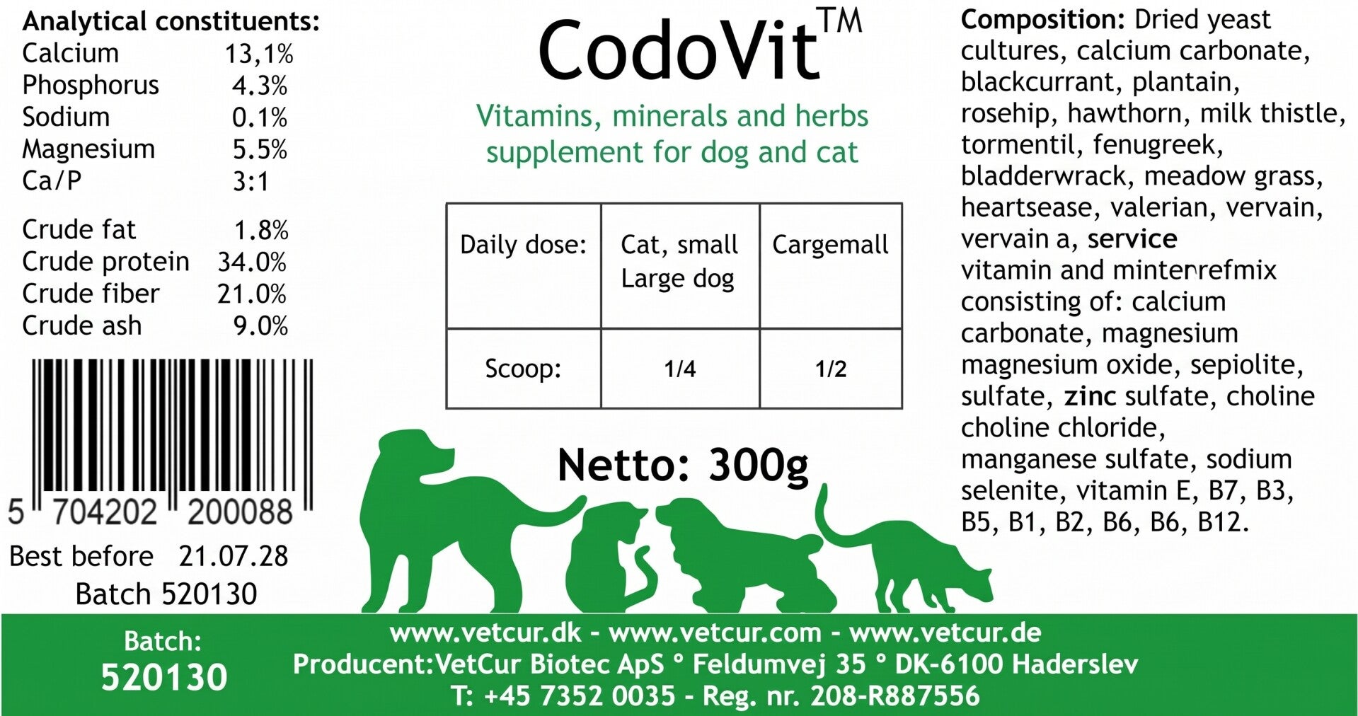 Cadovit hond en kat by Vetcur