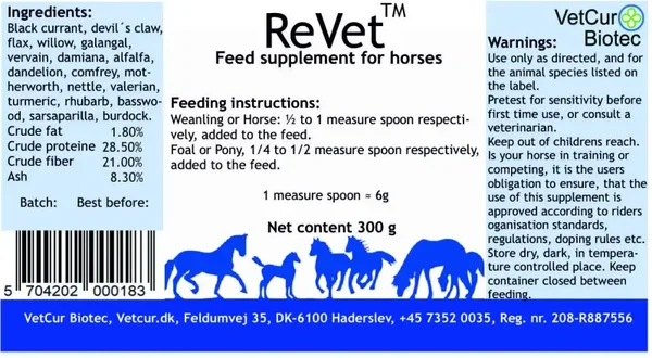 Revet Paard