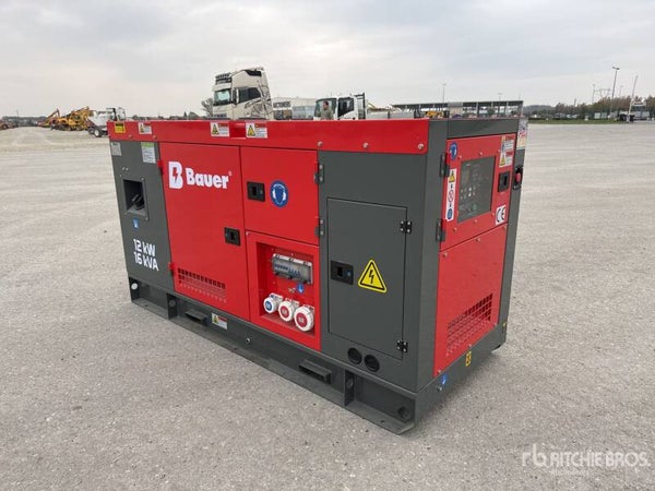 2025 Bauer GFS-12 ATS 12 kW /15 kVA Generatore (Unused)