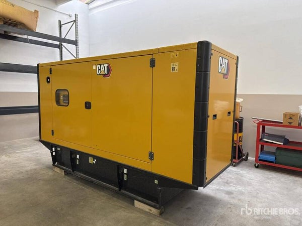 2023 Cat DE165E0 150 kVA Skid-Mounted Generatore