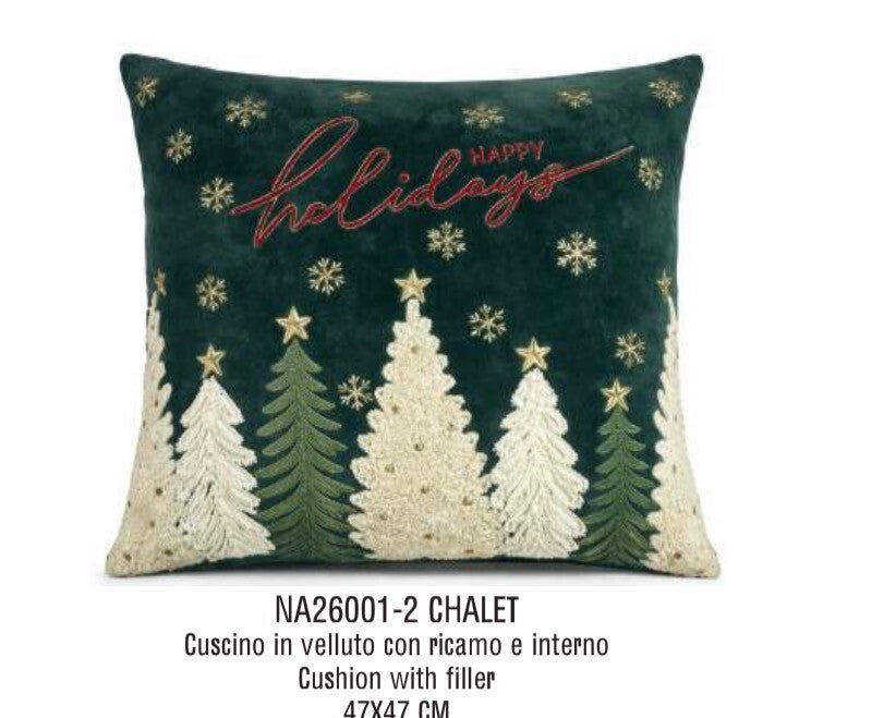 Cuscino chalet 45x45 verde