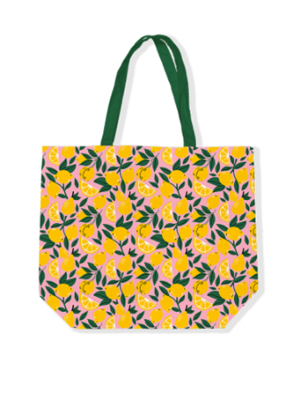 Kassaplan canvas tas Lemons