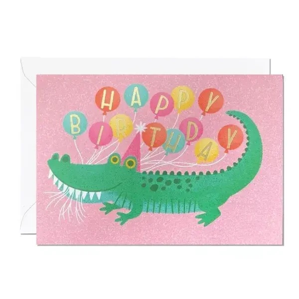 Ricicle Cards Kaart Verjaardag Alligator