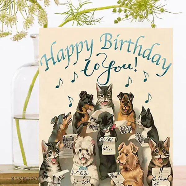 Madame Treacle Kaart Verjaardag "...and We All Sing Together'