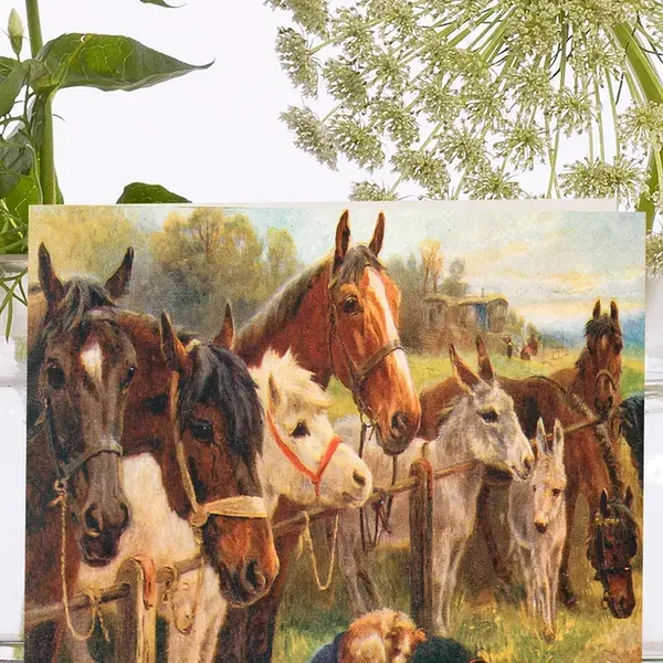 Madame Treacle Kaart Little Vintage "Gathering of Friends"