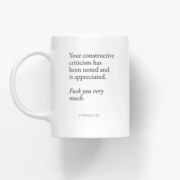 Typealive Mok Constructive criticism