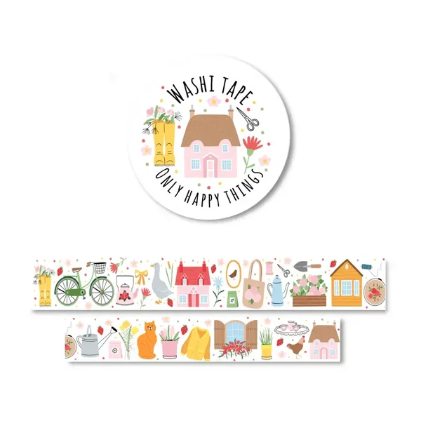 Only Happy Things Washi tape Cute Cottage