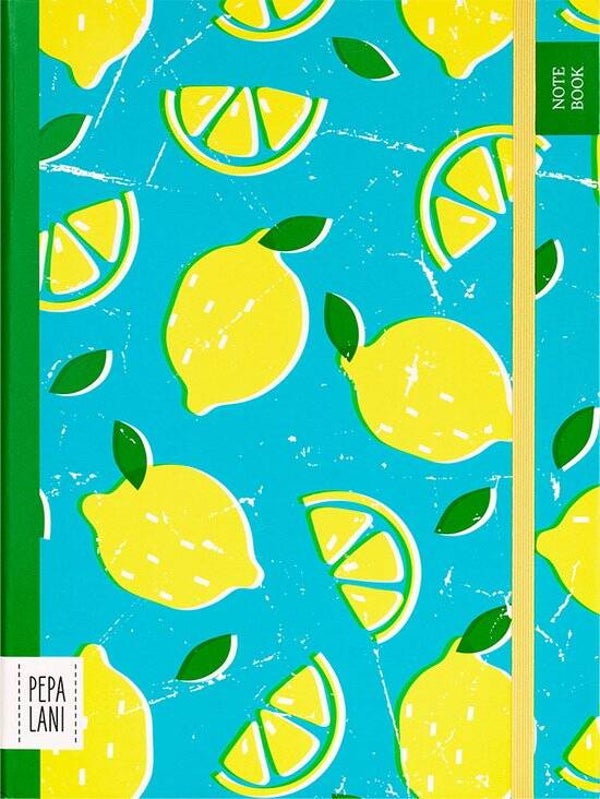 Pepa Lani notitieboek A5 Spring Flower & Fruity Retro Lemon