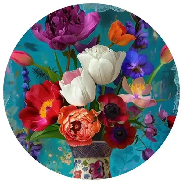 Fripperies sluitsticker Flowers of the Dutch masters NO. 03