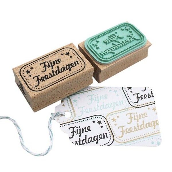 Miss Honeybird Fijne Feestdagen stempel