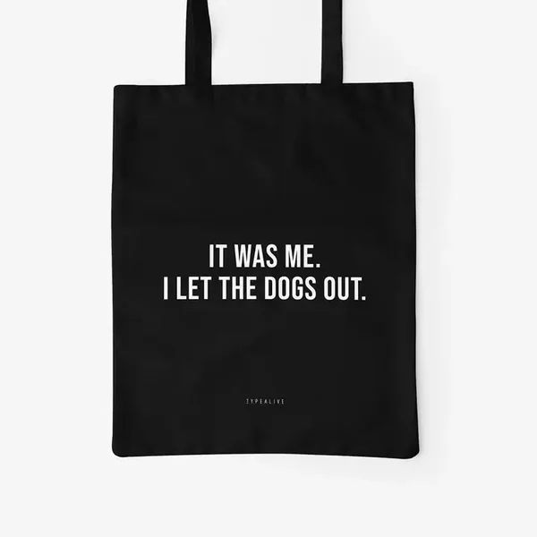 Typealive Katoenen tas It was me
