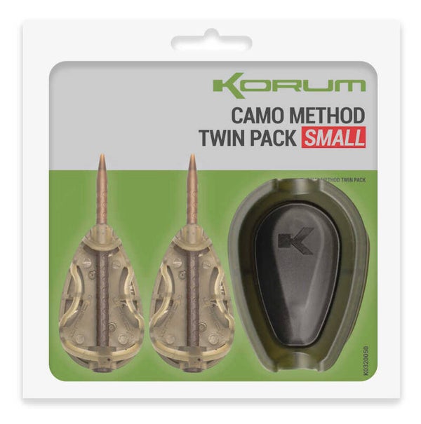 Korum camo method feeder twin pack large