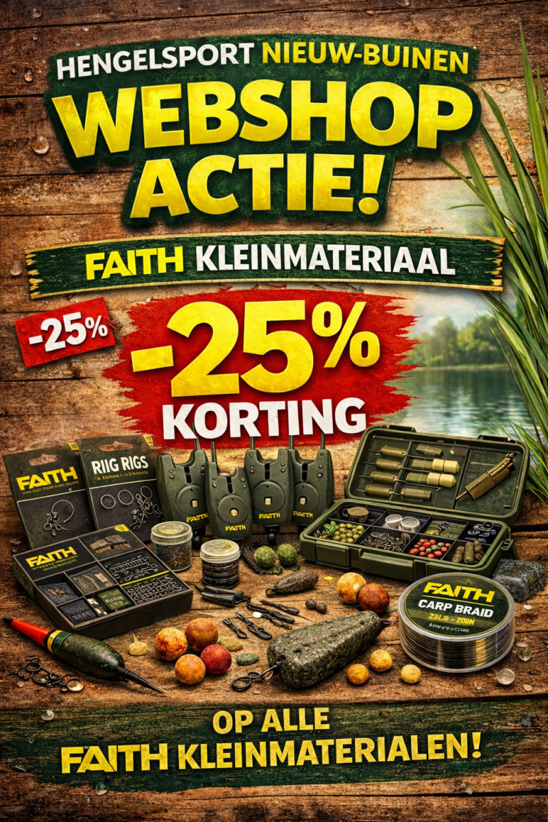 aanbieding faith karpervissen