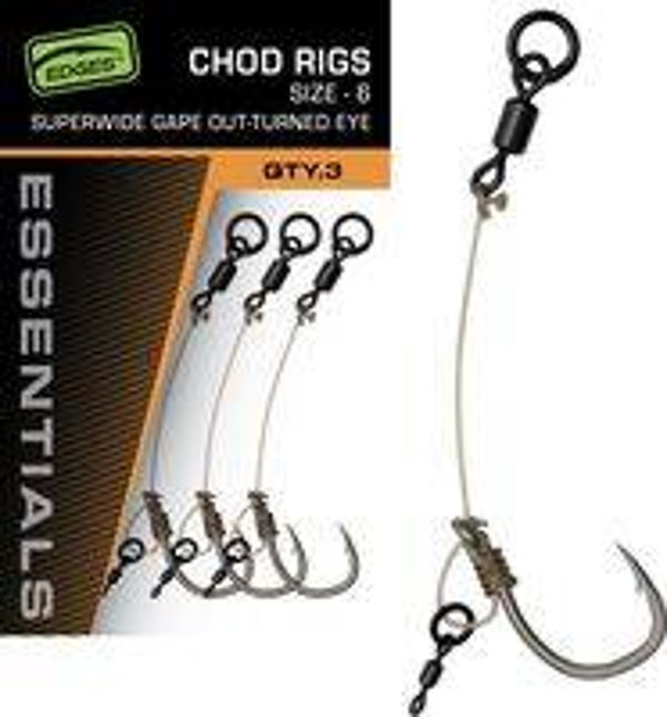 Fox  Edges SWOG Chod Rigs Size 6 3pcs