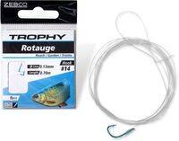 Trophy Roach hook-to-nylon blue Hooklength: 70cm