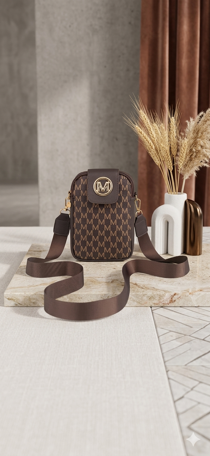 🤎 Stilvolle Monogramm-Handytasche mit Sportivem Touch