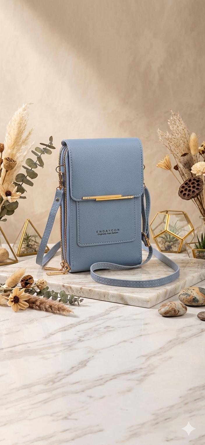 Damen Touchscreen-Handytasche & Kartenetui – Kompakt & Stilvoll für unterwegs