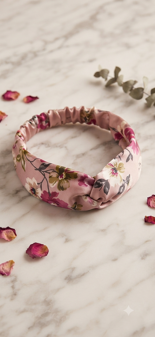 Ultraleichtes Satin-Kopfband  für Frauen