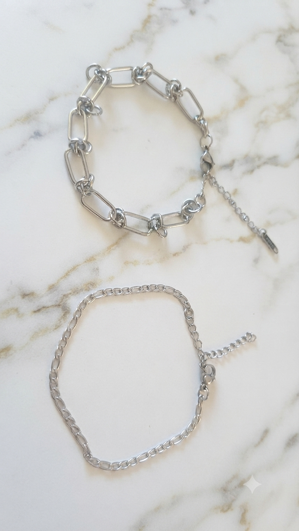 Armband Set „Urban Layer“ 21,5 cm für Frauen
