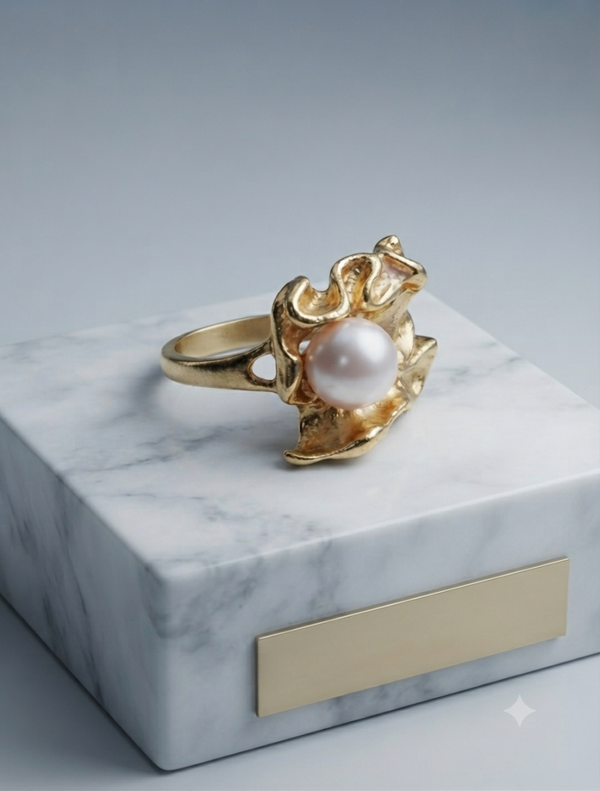 „Ocean Shell“ Ring EU 53 für Frauen