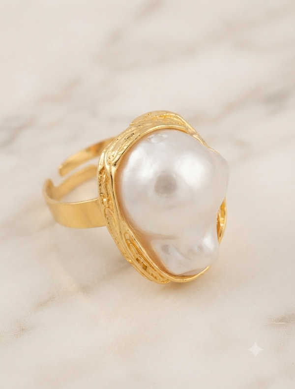 „Baroque Pearl“ Ring EU 60 für Frauen