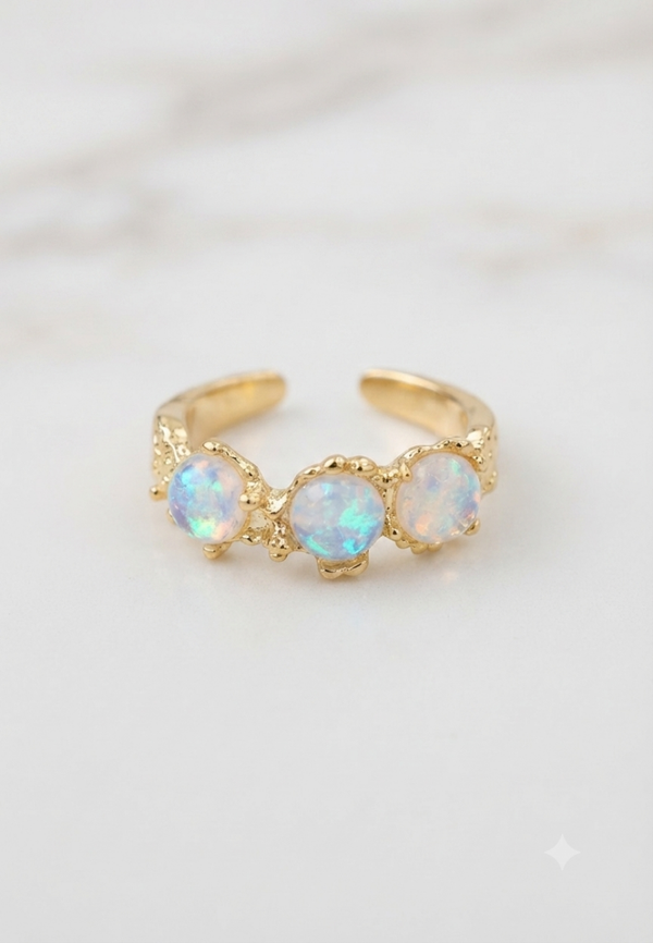 „Mystic Aura“ (17 mm, Gold-Optik) für Frauen