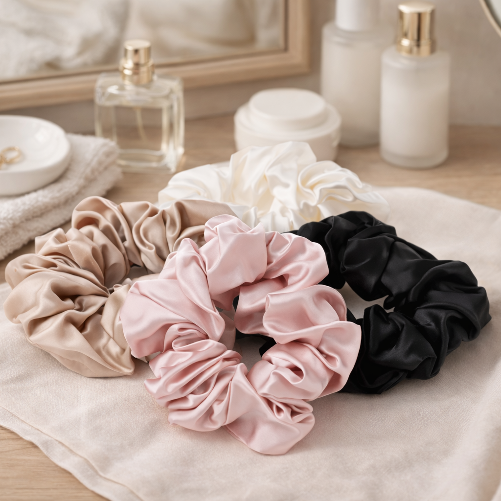 Chouchou en Soie véritable