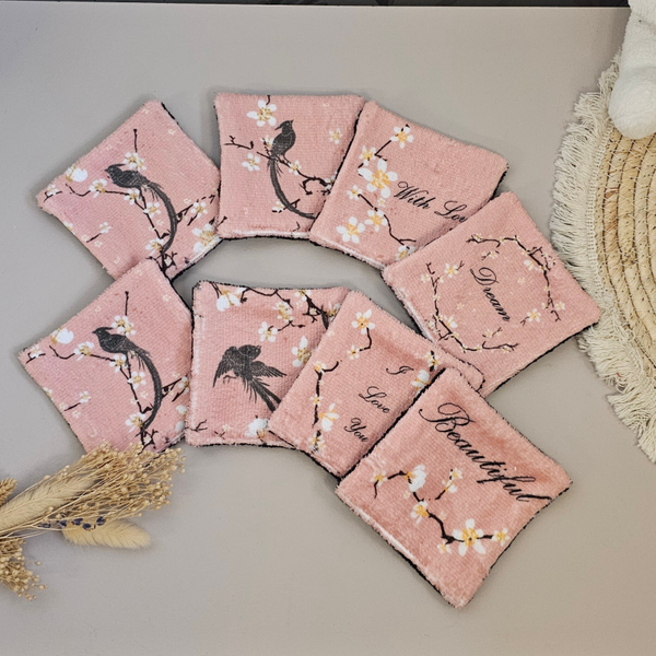 Coton lavable Beautiful Rose