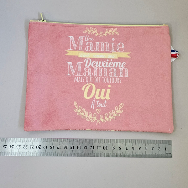 Trousse plate "Mamie"
