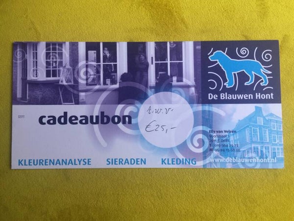 Cadeaubon twv 25,-