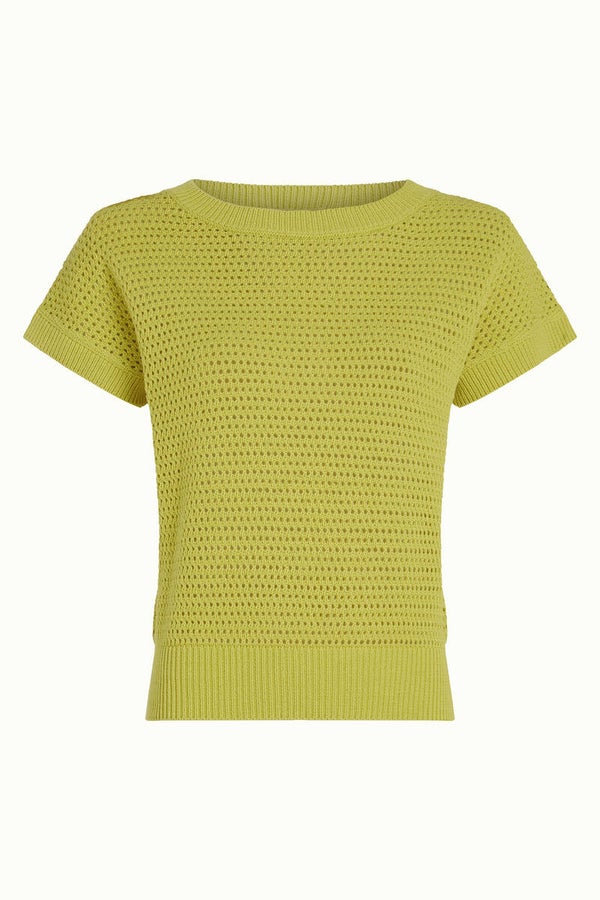 King Louie, boatneck top soleil, spring yellow