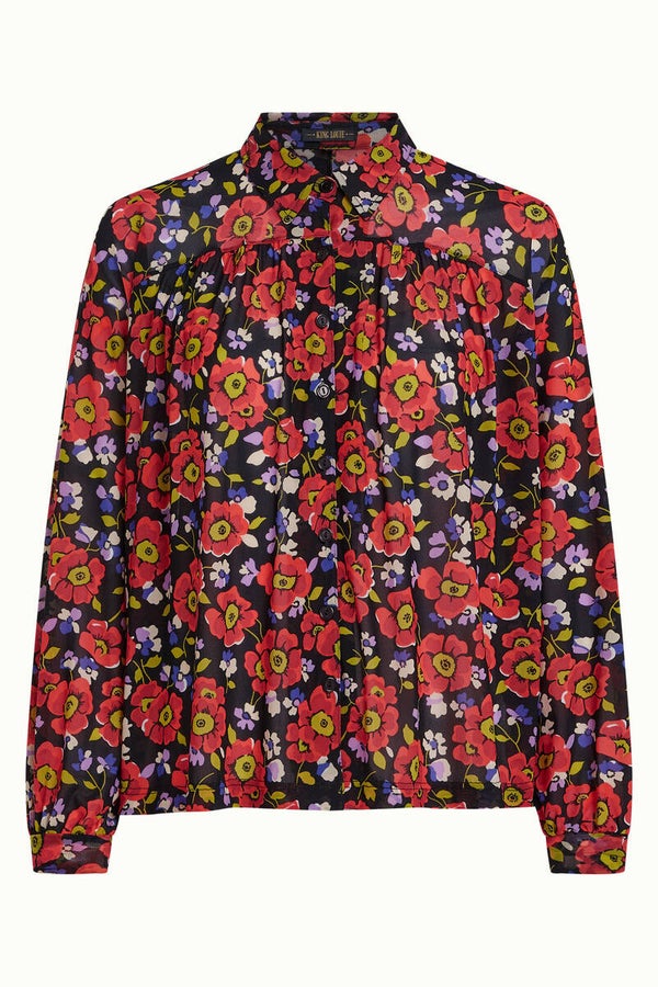 King Louie, Leila blouse Baja, black